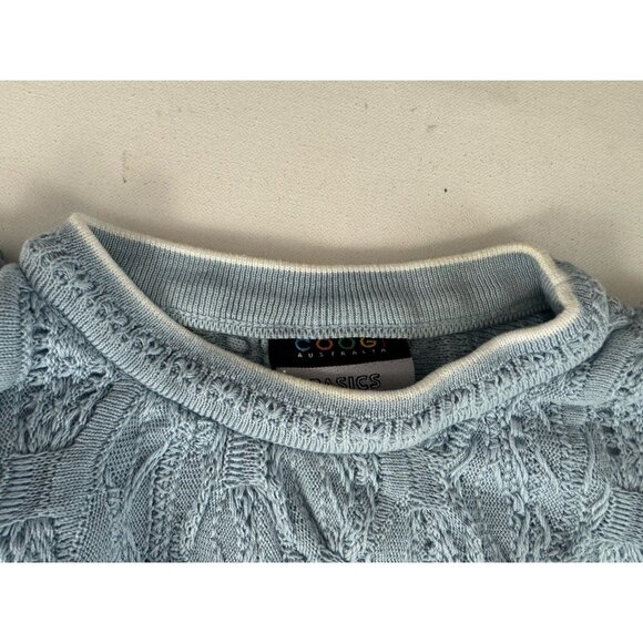 COOGIE Vintage Classic Baby Blue Coogie Pullover Crew Nick Sweater Sz XL - Picture 8 of 9